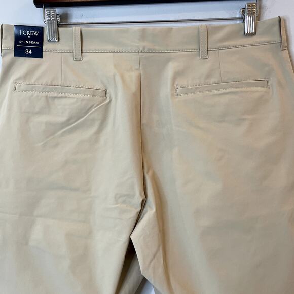 J.Crew Factory 9 Inch Tech Short Golf Performance Boat Vacation AL096 Dust 34 - Picture 8 of 13